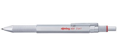 Stylo multifonction 3 en 1, argent