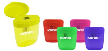 Taille-crayons 'Deposito one', de couleurs assorties