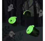 Taille-crayons double 'Spooky', noir/blanc