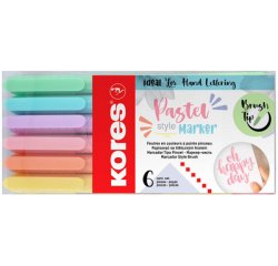 Feutre Brush Tip Marker Pastel Style