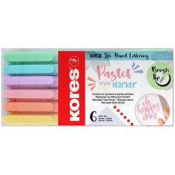 Feutre Brush Tip Marker Pastel Style