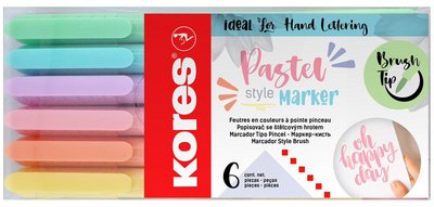 Feutre Brush Tip Marker Pastel Style