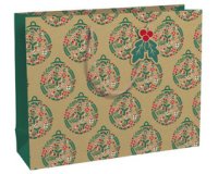 Sachet cadeau de Noël 'Holly', grand