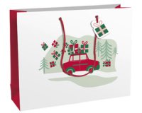 Geschenktas kerst 'Hohoho' groot