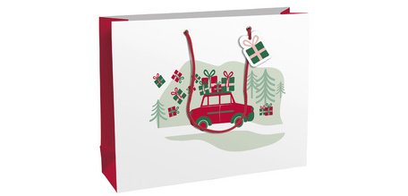 Sac cadeau de Noël 'Hohoho', shopping