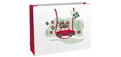 Sac cadeau de Noël 'Hohoho', shopping