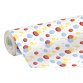 Gift wrapping paper Alliance, 70 cm wide - 50 m roll, Multicolor dots - Multicolored
