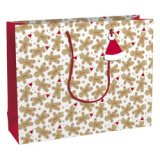 Sac cadeau de Noël 'Pain d'épices', shopping