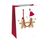 Sac cadeau de Noël 'Pain d'épices', large