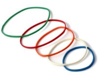 Elastiques sur carte RONDELLA, couleurs/tailles ass.