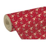 Geschenkpapierrolle kraft 70g, 5x0,70m, essentiel - rot