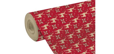 Geschenkpapier Kerstmis 'Rendieren'