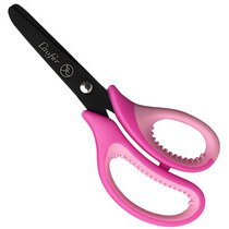 Ciseaux de bricolage ergonomiques, L: 130 mm, rose/