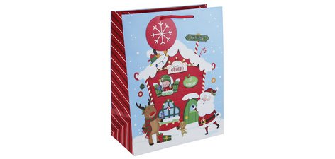 Sachet cadeau "Maison pain d'épices"