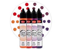ViVA DECOR Stylo à perle Zen Pen 'Moment magique', set de 4