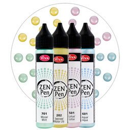 ViVA DECOR Stylo à perle Zen Pen 'Légèreté', set de 4