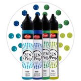 ViVA DECOR Stylo à perle Zen Pen Force de la nature set de 4