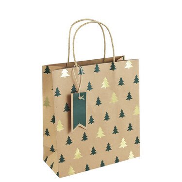 Sac cadeau de Noël "Sapins"