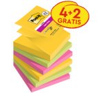 Bloc-note adhésif super sticky z-notes, 76 x 76 mm