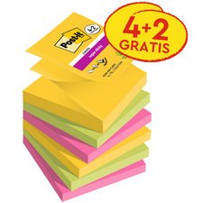 Bloc-note adhésif super sticky z-notes, 76 x 76 mm