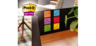 Bloc-note adhésif Super Sticky Notes, 76x76 mm, 4+2