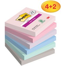 Bloc-note adhésif Super Sticky Notes, 76 x 76 mm