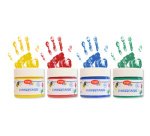 ViVA DECOR Peinture au doigt 'ViVA KIDS', set de 4 Basic
