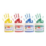 ViVA DECOR Peinture au doigt 'ViVA KIDS', set de 4 Basic