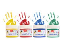 ViVA DECOR Vingerverf 'ViVA KIDS', set van 4 Basic
