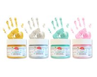 ViVA DECOR Peinture au doigt 'ViVA KIDS', set de 4 Pailleté