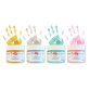ViVA DECOR Vingerverf 'ViVA KIDS', set van 4 met glitter