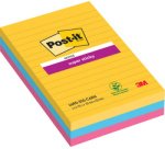Bloc note adhésif Carnival ligné Super Sticky Notes 101 x 101 mm - bloc de 70 feuilles