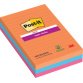 Bloc-note adhésif Boost ligné Super Sticky Notes 101 x 152 mm - bloc de 90 feuilles