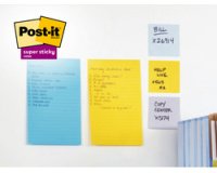 Bloc-note super sticky notes, 101 x 101 mm, ligné