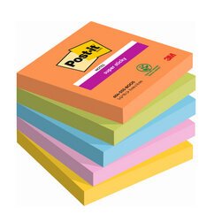 Bloc-note adhésif Super Sticky Notes, 76 x 76 mm