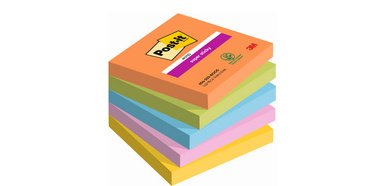 Bloc-note super sticky notes, 76 x 76 mm, Boost