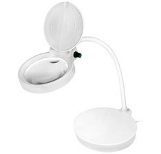 Lampe loupe à LED, à 2 lentilles, dimmable, blanc