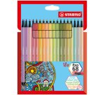 Feutre de coloriage Pen 68, étui carton de 18