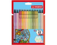 Feutre de coloriage Pen 68, étui carton de 18