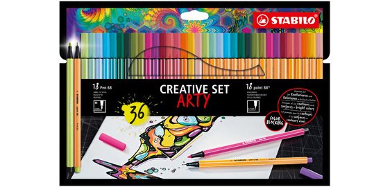 Arty Creative STABILO 8868/36 assorted case 36 pieces