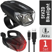 Set d'éclairage LED pour vélo Bikelight Combo 40 Lux