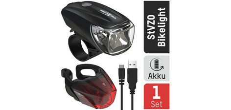 Set d'éclairage LED pour vélo Bikelight Combo 40 Lux