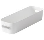 Boîte de rangement COMPACT SLIM, 1,32 litre,blanc