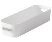 Boîte de rangement COMPACT SLIM, 1,32 litre,blanc