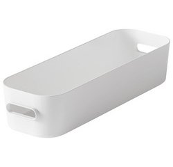 Boîte de rangement COMPACT SLIM, 1,32 litre,blanc