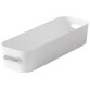 Boîte de rangement COMPACT SLIM, 1,32 litre,blanc