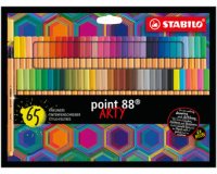 Feutre à pointe fine point 88 ARTY, étui de 65