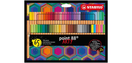 Feutre à pointe fine point 88 ARTY, étui de 65