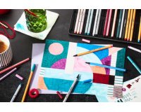 Set point 88/Pen 68 brush/aquacolor ARTY, étui de 36