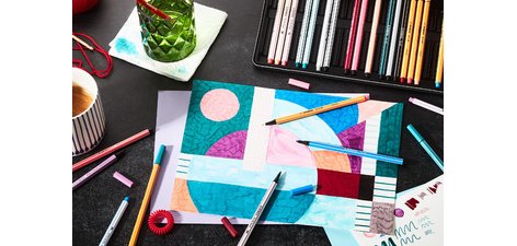 Set point 88/Pen 68 brush/aquacolor ARTY, étui de 36